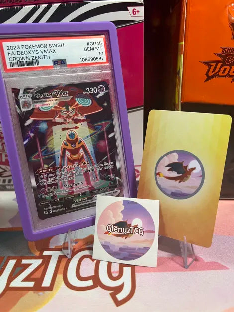 PSA 10 Deoxys Vmax #GG45 Crown Zenith