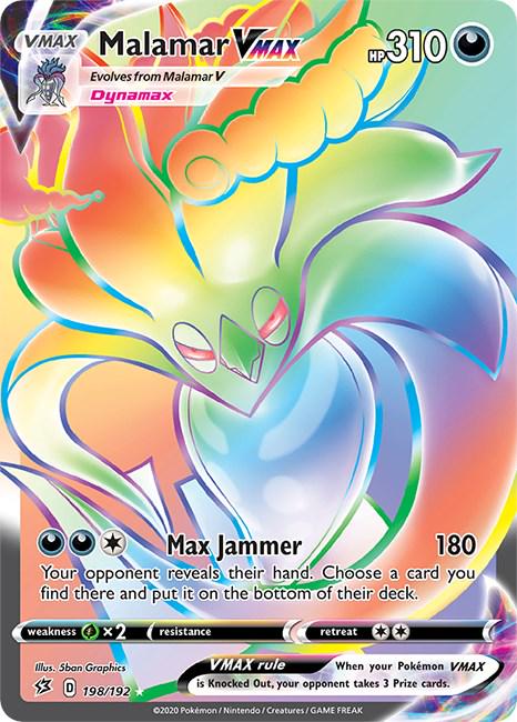 LP Malamar VMAX #198 Pokemon Rebel Clash