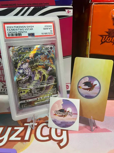 PSA 10 Mewtwo Vstar #GG40 Crown Zenith