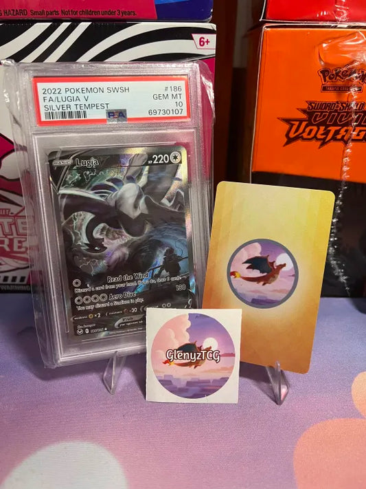 PSA 10 Lugia V #186 Silver Tempest