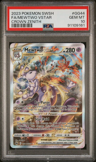 PSA 10 Mewtwo Vstar #GG40 Crown Zenith